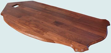 Wood Countertops - Walnut Wood Countertops- Face Grain Walnut wood Countertops - Walnut # 4111
