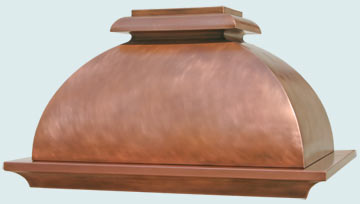 Custom Copper Range Hoods French Bell 2420