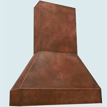 Custom Copper Range Hoods Pyramid 2744