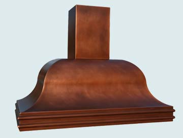 Custom Copper Range Hoods Chateau 2746