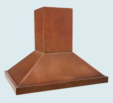 Custom Copper Range Hoods Pyramid 2755