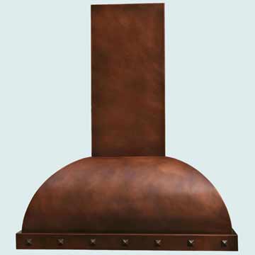 Handcrafted-Copper-Hoods-Decorative Bottom Band