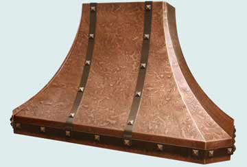 Custom Copper Range Hoods French Sweep 2775