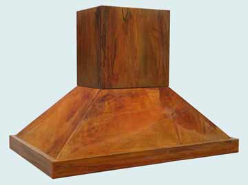 Custom Copper Range Hoods Pyramid 2780