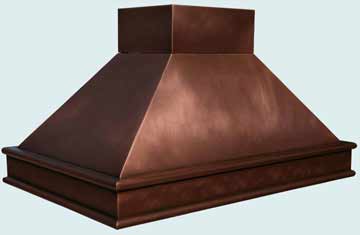 Custom Copper Range Hoods Pyramid 2782