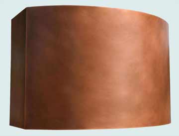 Custom Copper Range Hoods Cylinder 2795