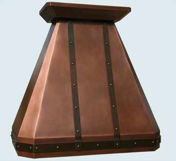 Custom Copper Range Hoods Pyramid 2801