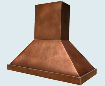 Custom Copper Range Hoods Pyramid 2910