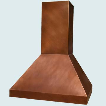 Custom Copper Range Hoods Pyramid 2914