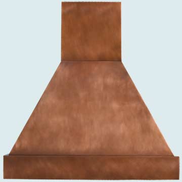 Handcrafted-Copper-Hoods-Tall Craftsman Style Pyramid