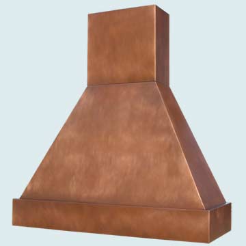 Custom Copper Range Hoods Pyramid 3025