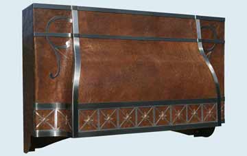 Handcrafted-Copper-Hoods-66"Length 
