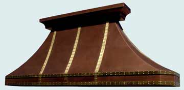 Custom Copper Range Hoods Tall French Country 3095