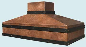 Custom Copper Range Hoods Pyramid 3100