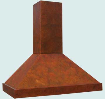 Custom Copper Range Hoods Pyramid 3214