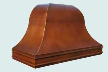 Custom Copper Range Hoods Chateau 3822