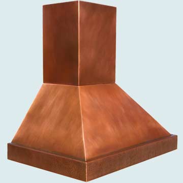 Custom Copper Range Hoods Pyramid 3827