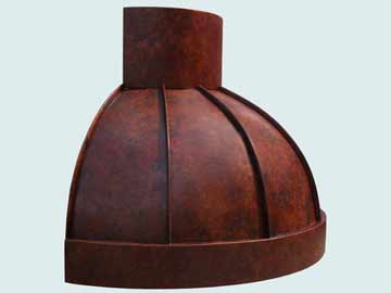 Custom Copper Range Hoods Spherical 4211