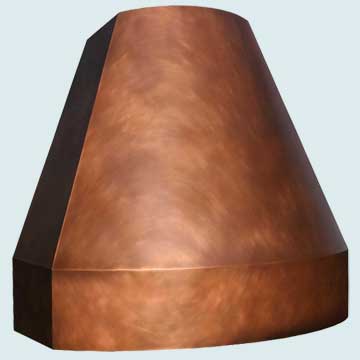 Custom Copper Range Hoods Pyramid 4464