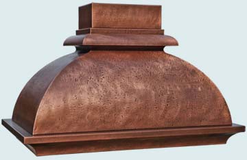 Custom Copper Range Hoods French Bell 4768