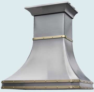 Custom Stainless Range Hoods French Country 2482