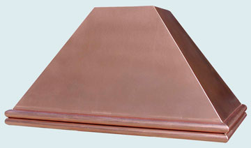 Custom Copper Range Hoods Pyramid 2570