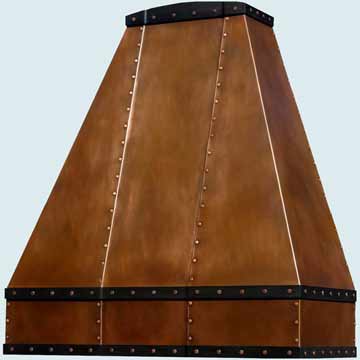 Custom Copper Range Hoods Pyramid 2527