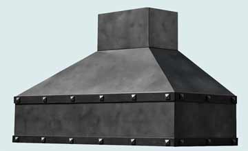 Custom Zinc Range Hoods Pyramid 2443