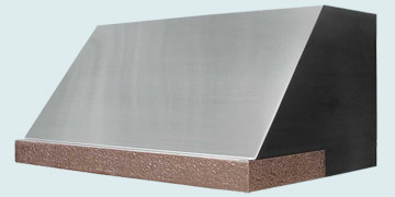 Custom Stainless Range Hoods Slope Front 2493