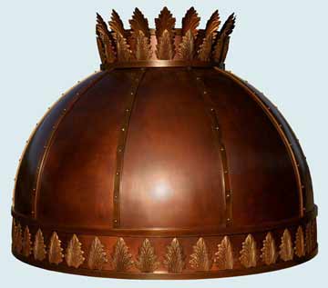 Custom Copper Range Hoods Spherical 2425