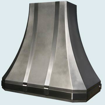 Custom Stainless Range Hoods French Sweep 3983