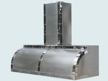 Custom Stainless Range Hoods Single Roll 3264