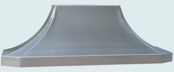 Custom Stainless Range Hoods French Sweep 3278