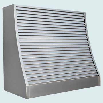 Custom Stainless Range Hoods Sweep Front 4181