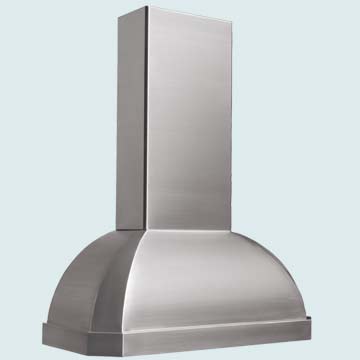 Custom Stainless Range Hoods French Roll 4301