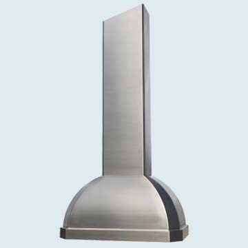 Custom Stainless Range Hoods French Roll 4345