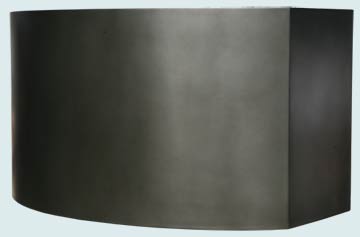 Custom Zinc Range Hoods Cylinder 4532