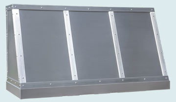 Custom Stainless Range Hoods Slope Front 6489