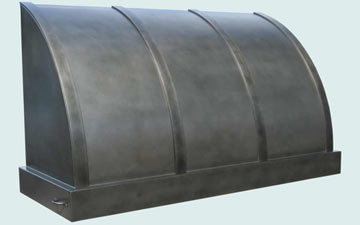 Custom Zinc Range Hoods Single Roll 3281