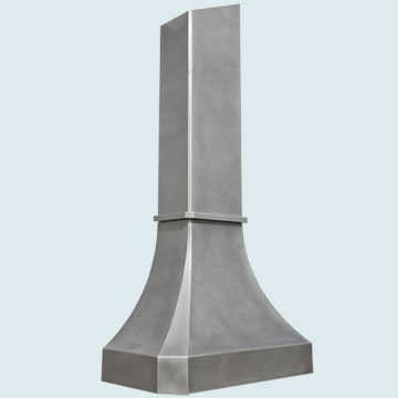 Custom Stainless Range Hoods French Sweep 3045