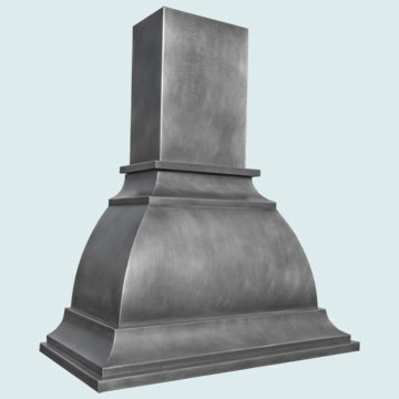 Custom Zinc Range Hoods Venice 3047