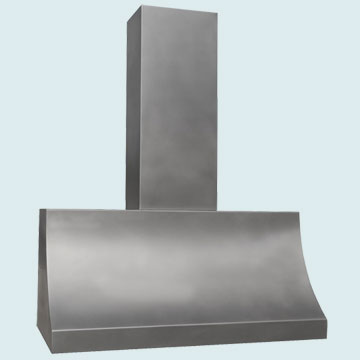 Custom Stainless Range Hoods Sweep Front 4202