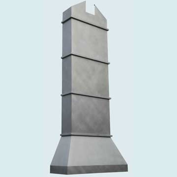 Custom Zinc Range Hoods Pyramid 4396