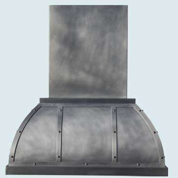 Handcrafted-Zinc-Hoods-Zinc Strap Panels On Zinc Hood