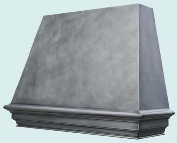 Custom Zinc Range Hoods Pyramid 4635