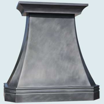 Custom Zinc Range Hoods French Country 4722