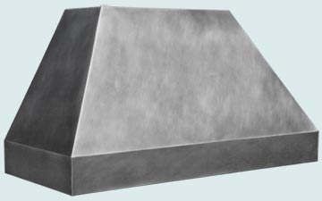 Custom Zinc Range Hoods Pyramid 4875