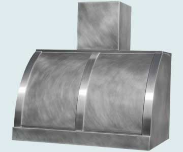 Custom Zinc Range Hoods Single Roll 5131