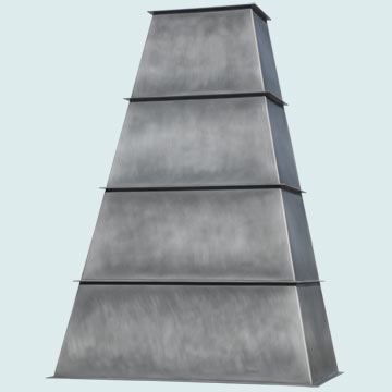 Custom Zinc Range Hoods Pyramid 5151