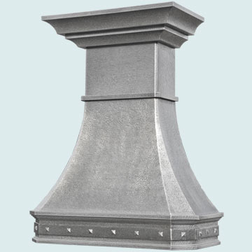 Custom Zinc Range Hoods French Country 5227